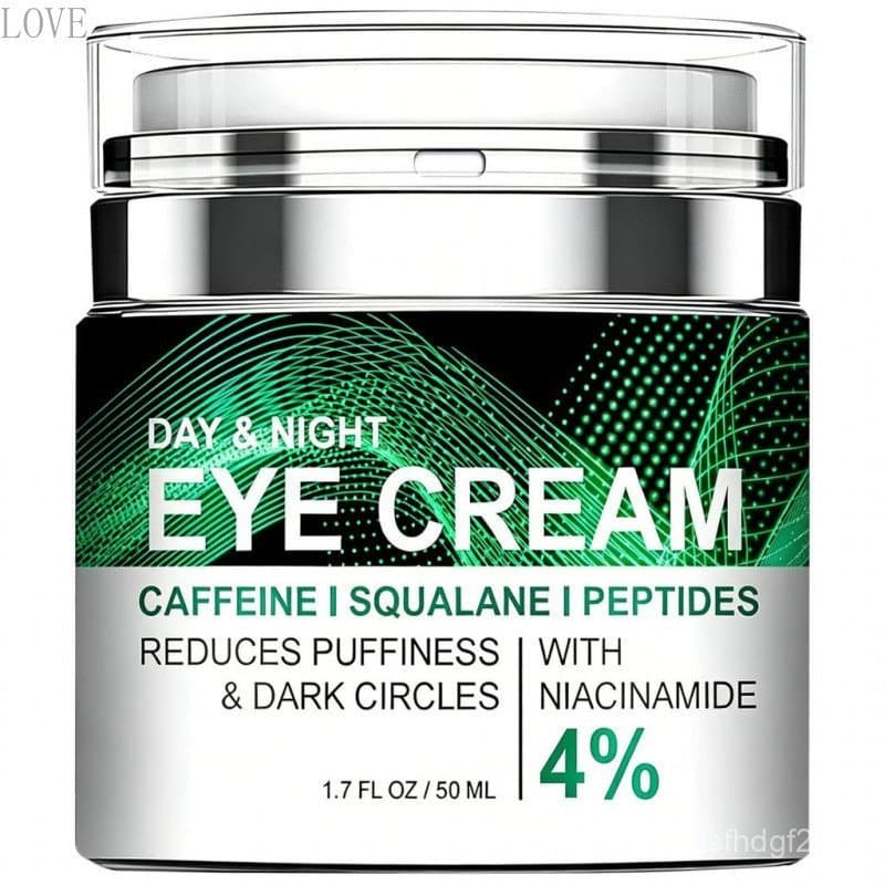 Creme para os olhos com cafeína, creme anti-rugas com bomba airless, reduz linhas finas, inchaço e olheiras SBHD