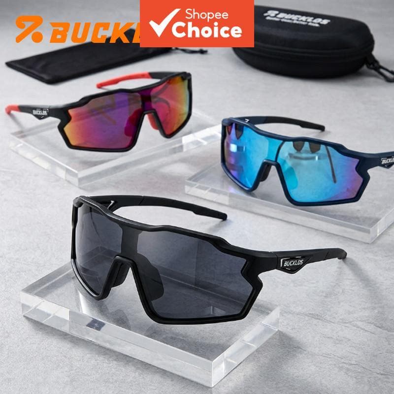 Óculos de Ciclismo BUCKLOS UV400, Óculos Esportivos de Proteção Unissex, Óculos Fotocromáticos para Ciclismo, Caminhada