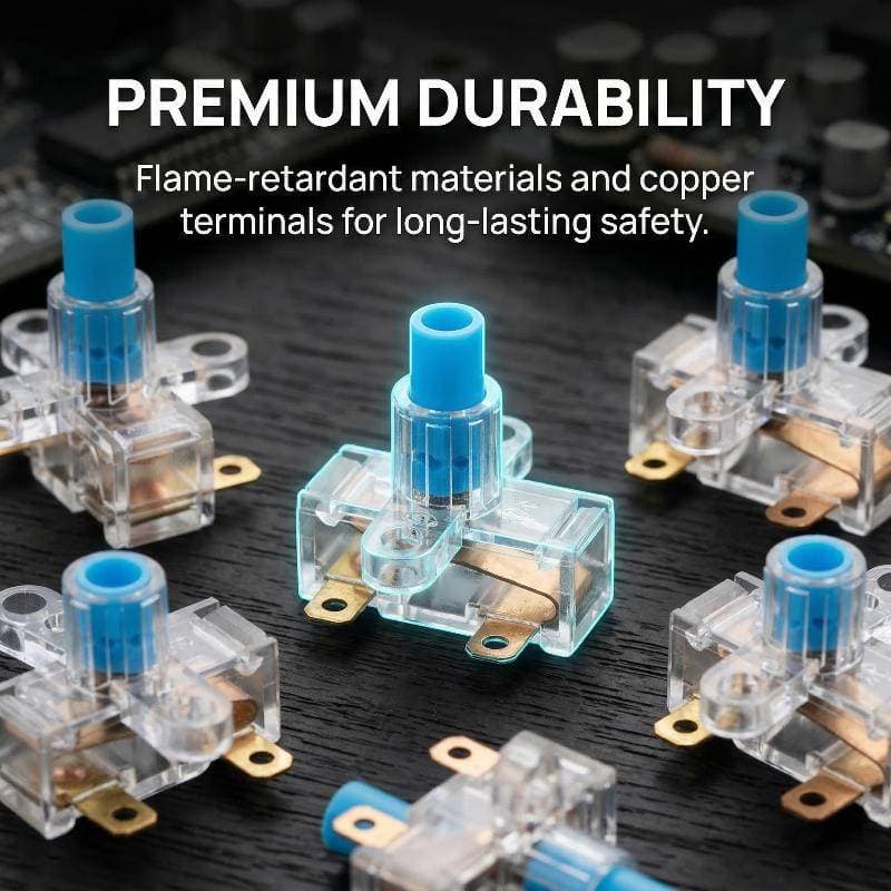 YS 16A 220V Terminal Blo Soet Switch Button Autoloing Instalação Rápida Controle De Iluminação Comercial .