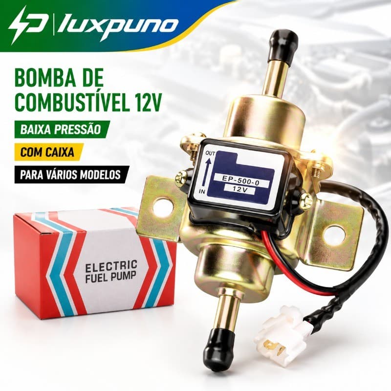 12v Alumínio Revestido De Cobre Bomba Combustível Gasolina Diesel Álcool Baixa Pressão-Ep500-0 Para Veículos Modificados