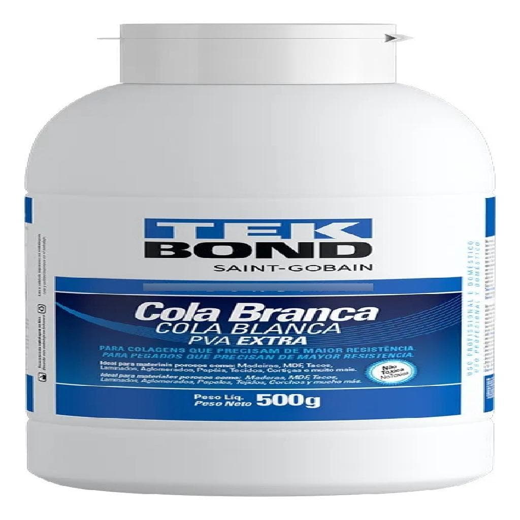 COLA BRANCA LIQUIDA PVA EXTRA 1KG TEKBOND