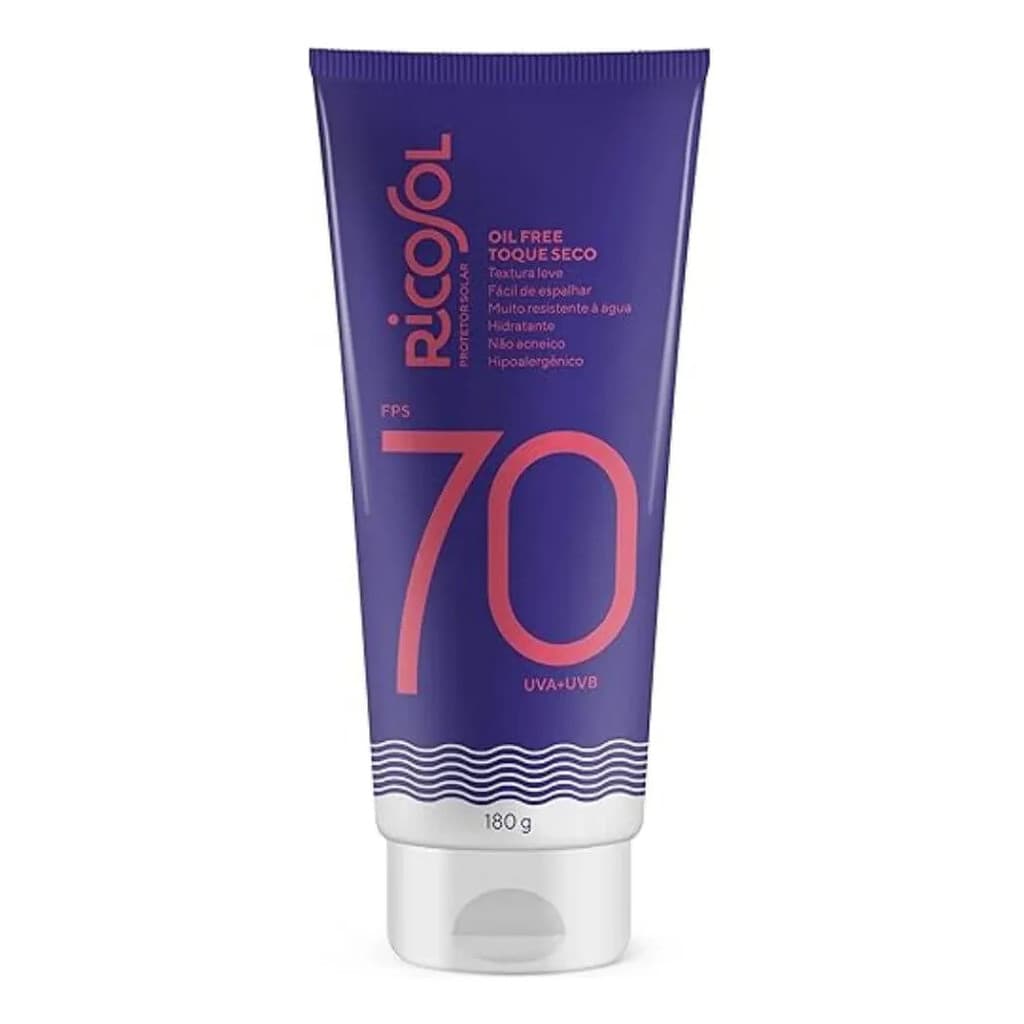 Protetor Solar Ricosol Oil Free Fps70 180g