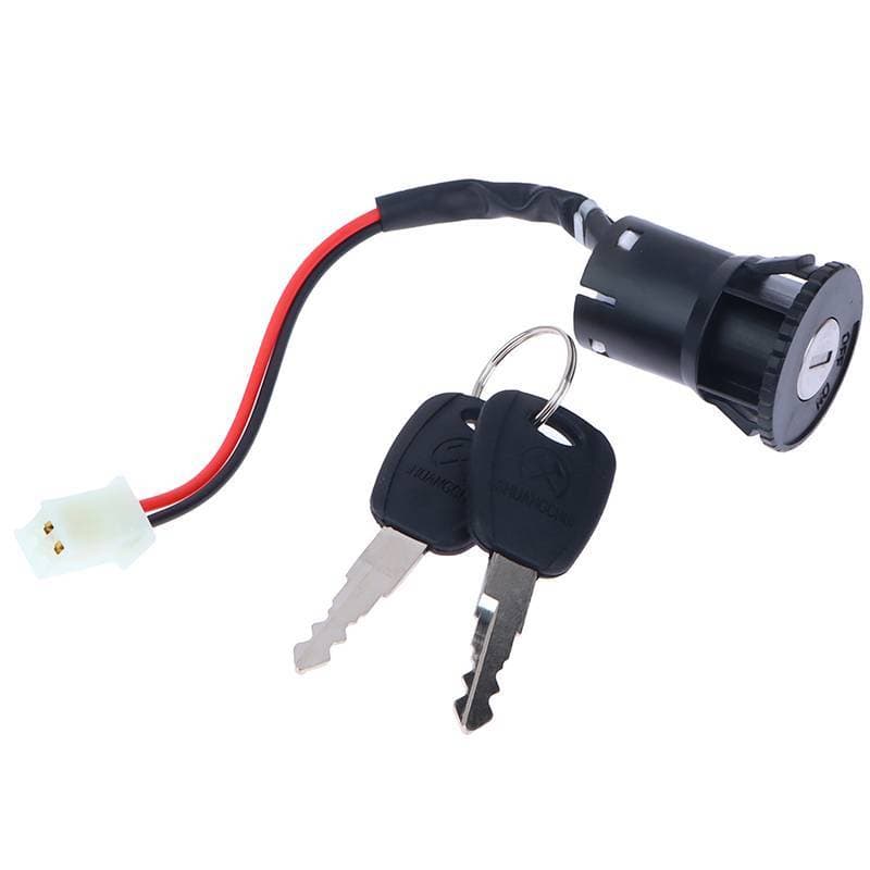 Bsbl 1 Conjunto De Interruptor De 2 Fios Com 2 Chaves Liga-Desliga Lo Para Scooter Elétrica ATV Poeta Bicicletas Motocic
