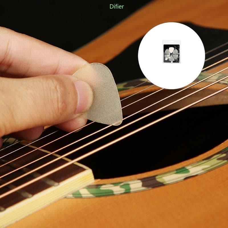 Difier Gota Forma Palhetas Guitarra Luminosamente Acessórios Palheta Elétrica