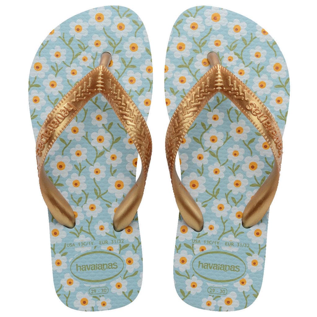 Chinelo Havaianas Kids Flores Infantil Confortável