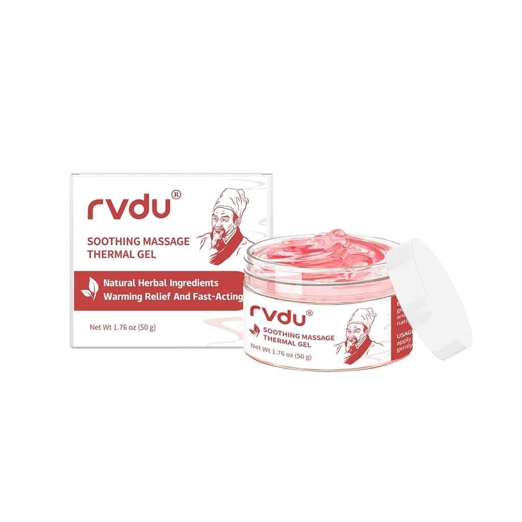 Gel de Massagem Aquecedor RVDU para o Corpo, Fórmula Herbal para Tecidos Profundos, Massagem Confortável, Creme Relaxant