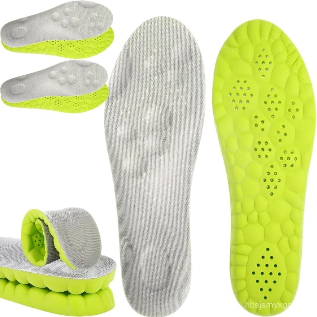 2 Pares 2026 Novas Palmilhas 4D Cloud Aprimoradas para Homens e Mulheres, Palmilhas Anti-Fadiga, Adaptam-se Automaticame