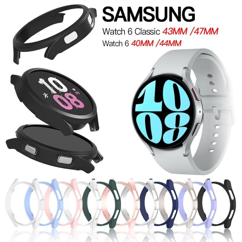 Case Película De Vidro Protetora Para Samsung Galaxy Relógio watch4/5/6 40mm 44mm