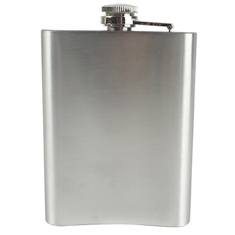 Cantil Garrafa Bolso Aço Inox 224ml P/ Whisky Vodka Cachaça