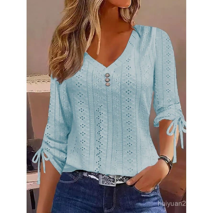 Blusa Elegante Feminina 2026, Blusa de Moda de Outono, Roupas Femininas para Escritório, Blusa Branca de Manga Longa BDG