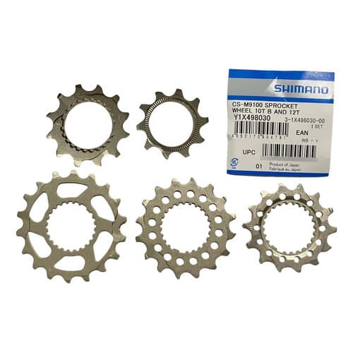 Cog Pinhão Shimano Cassete 12v 10 12 14 16 18d M7100 M8100 C Prateado 10 18