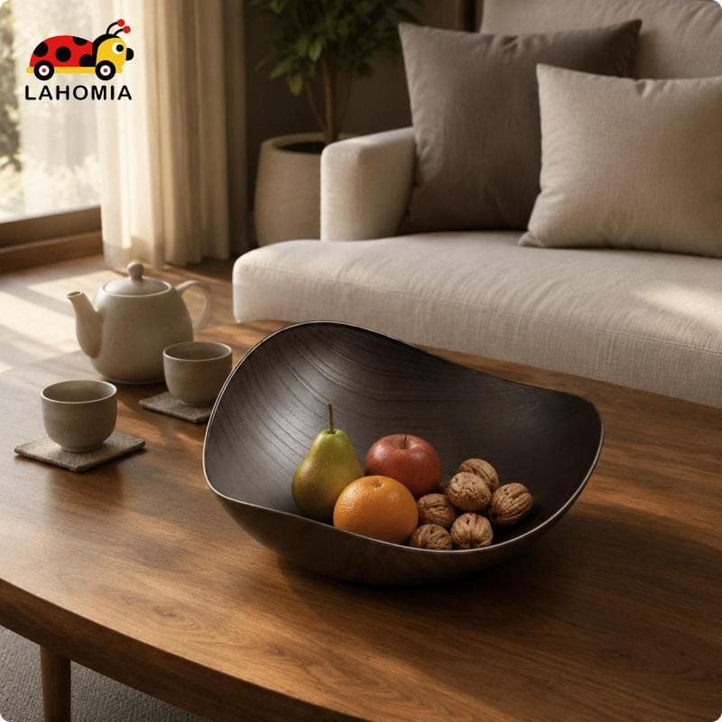 [LAHOMIA] Bandeja Industrial Decorativa De Plástico Para Frutas , Peça Central , Talheres De Jantar Casa , Lanche