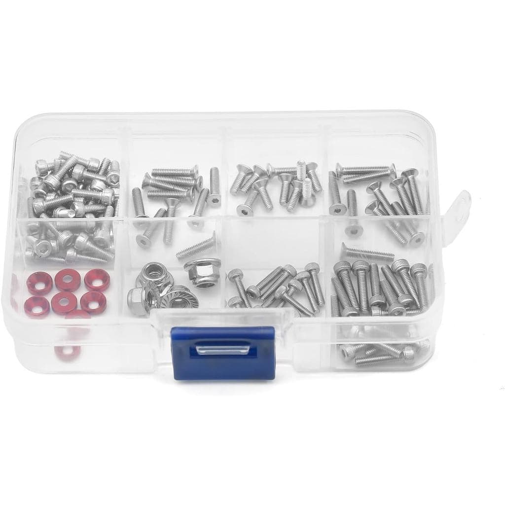 Conjunto de Parafusos Metálicos para Carro RC Arrma 1/18 Granite/Typhon/Mojave Grom, Kit de Parafusos RC, Parafusos Sext