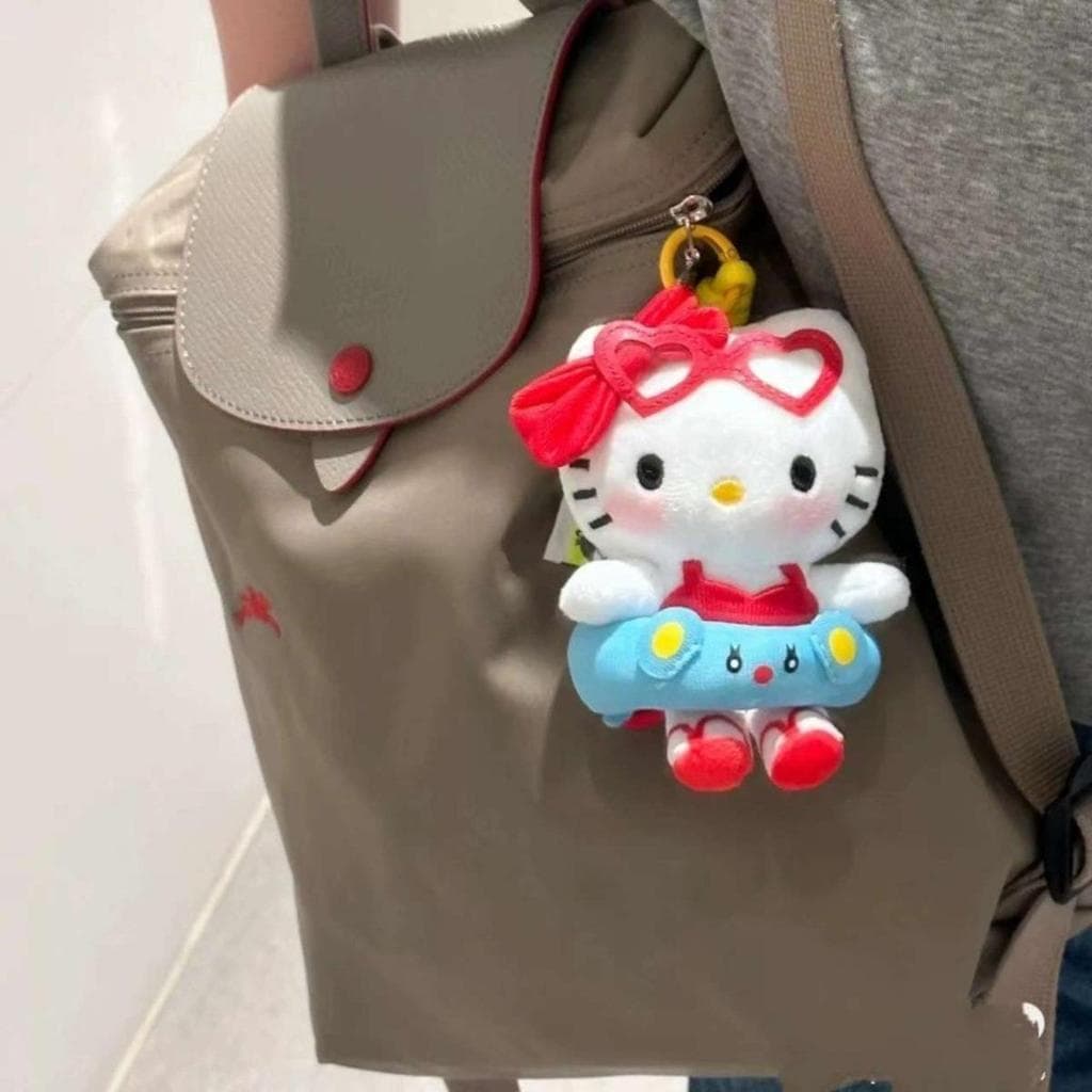 12cm HelloKitty Brinquedos De Pelúcia Chaveiros Boneca Criativa Para Crianças Decoração Presente De Natal