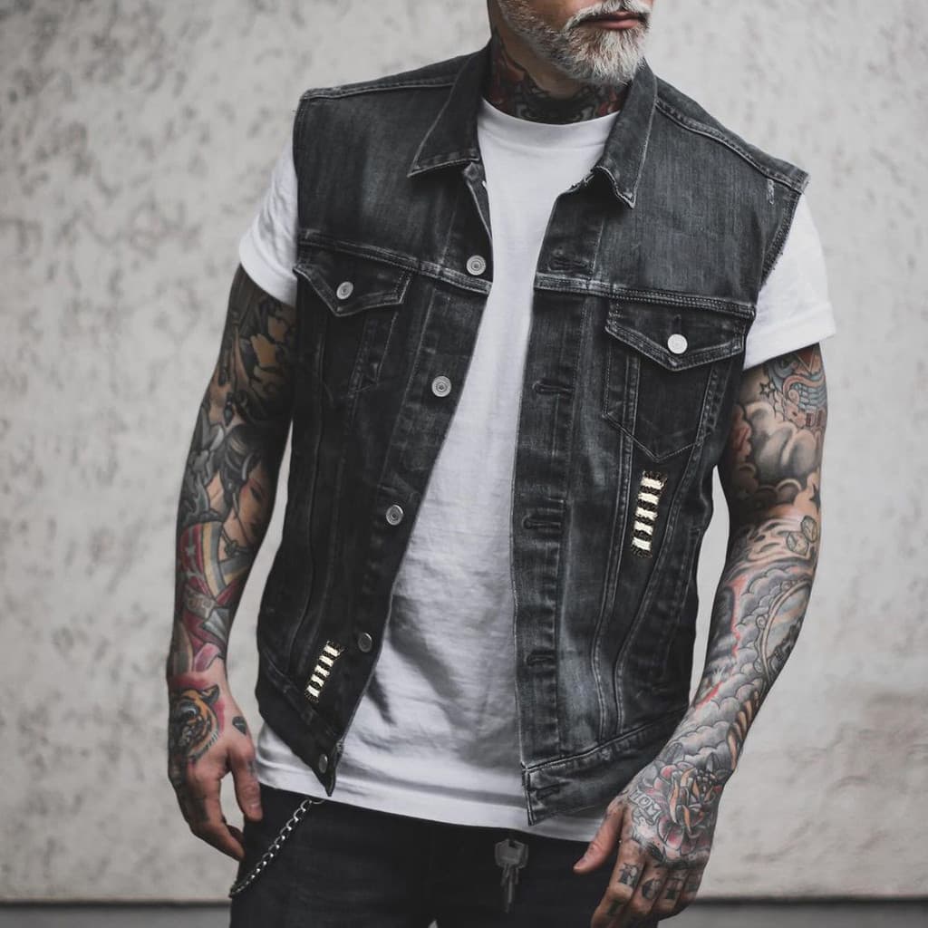 Botão Frontal Impresso Sem Mangas Colete Casual Leve Verão Ao Ar Livre Streetwear Diário Camadas Outfi