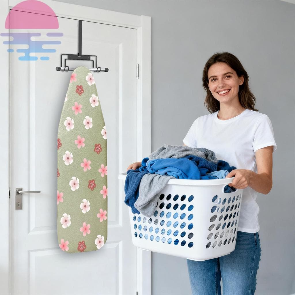 2 Pçs Cabide De Tábua De Passar Roupa De Metal Sobre A Porta Ou Montagem Na Parede Com Gancho Removível Para Y E T Em Fo
