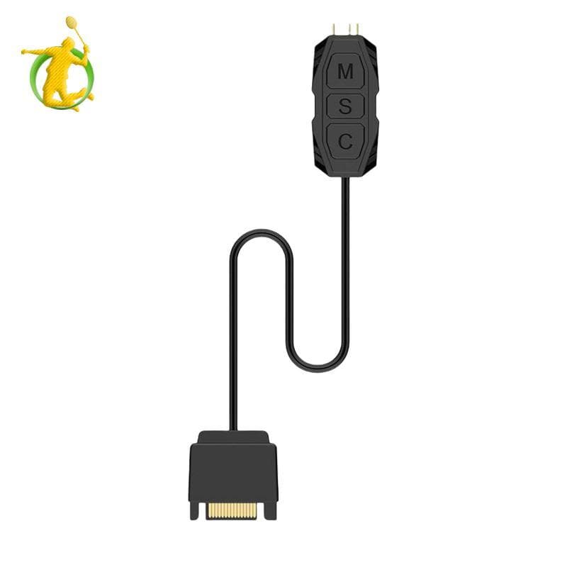 [Asiyy] Controlador ARGB 5V 3Pin Lindo Controle Remoto Placa-Mãe Fonte De Alimentação Conectores De Botão Para Acessório