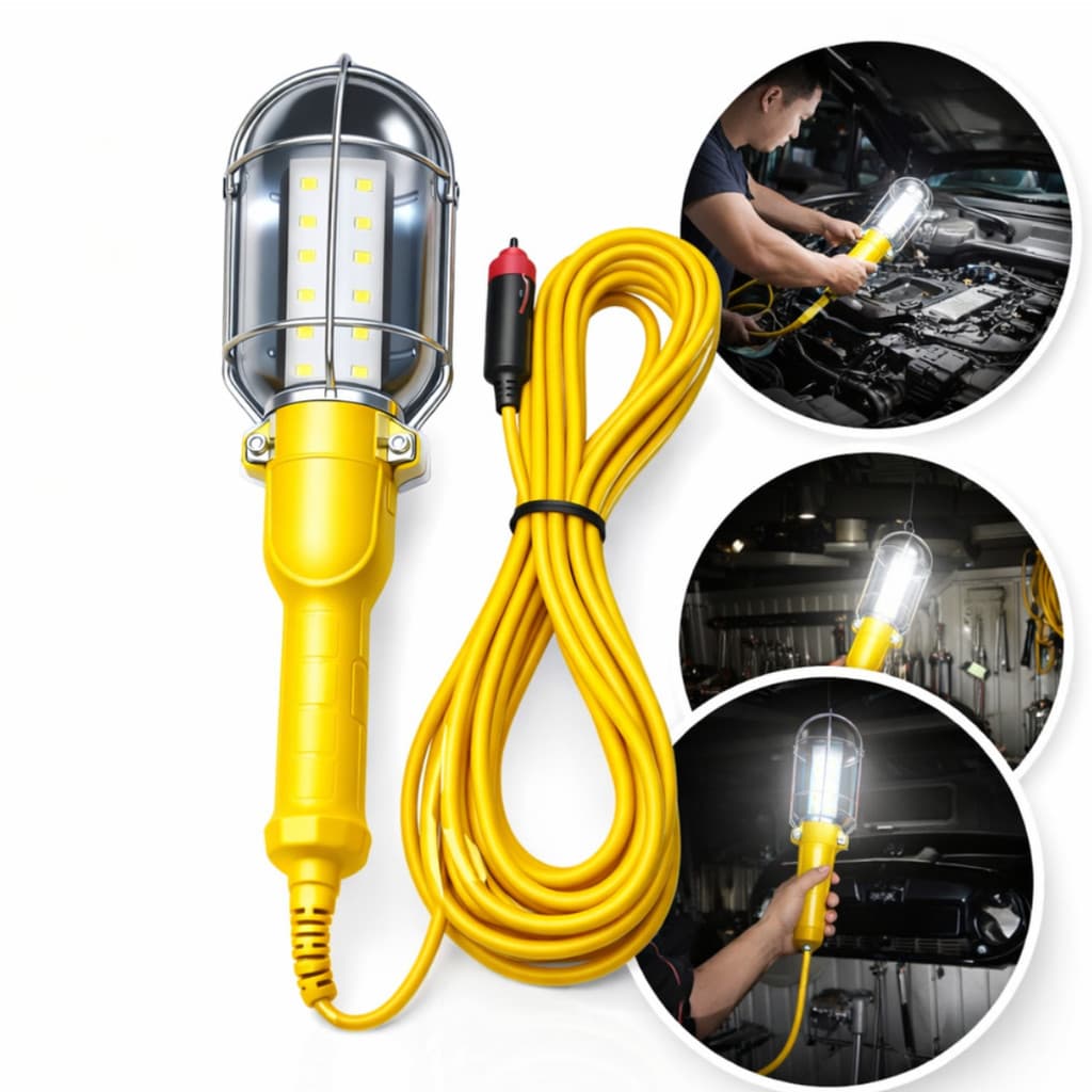 Lanterna Led Emergência Carro Caminhão Trator 12v 5w Potente - Plug