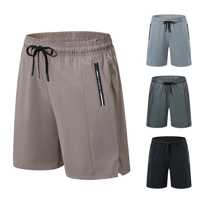 Shorts esportivos masculinos de secagem rápida e respiráveis para corrida