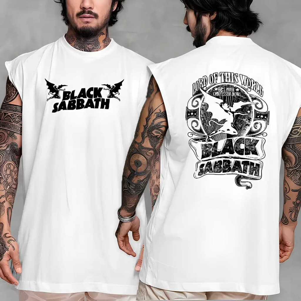 Regata Oversized Machao Banda  Black Sabbath Rock Roll Eyes Bt1144