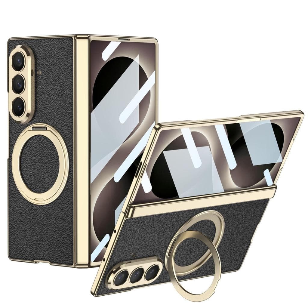 Filme De Tela Frontal Embutido 360 Giratório Com Suporte De Anel Magnético Para Samsung Galaxy Z Fold 8 Carregamento Ult