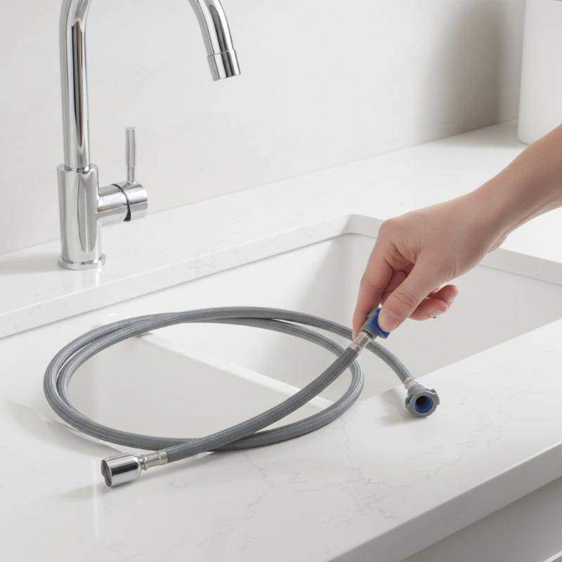 Luguafu M8 Mangueira De Torneira De Substituição De Nylon Qui Connect Tubo Removível Flexível Para Cozinha E Flexibilida