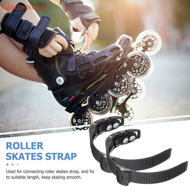[dddxcemmes] 2 Conjuntos De Tiras De Fixação Para Patins Correia De Skate Em Linha Bule Hoey Fácil De Usar Com Parafusos