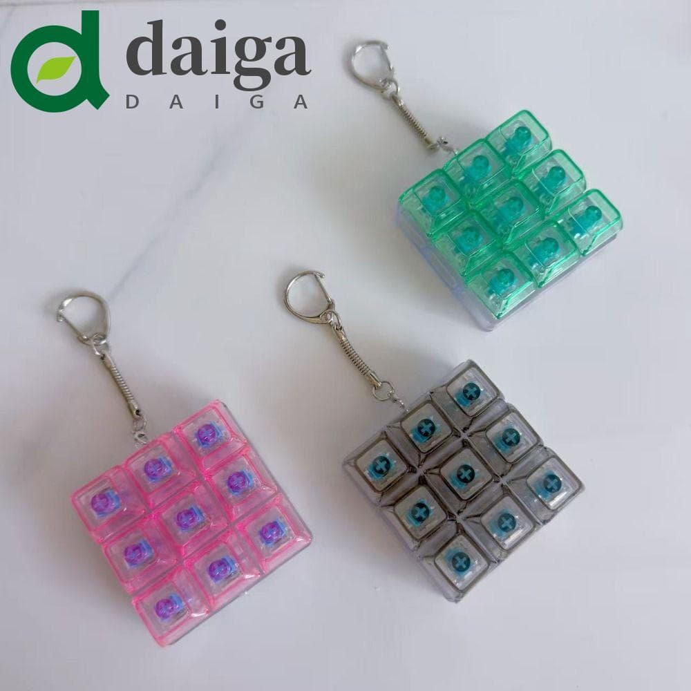 Brinquedo De Teclado LED DAIGA , Chaveiro Antiestresse Com 9 Teclas Iluminadas , Espremível US1E MY33