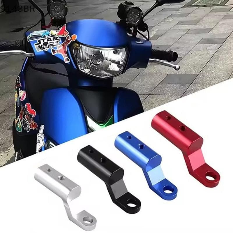 1 Pçs Espelho Retrovisor Da Motocicleta Expansor Braet Alta Qualidade Universal Adaptador Titular Montagem Moto Acessóri