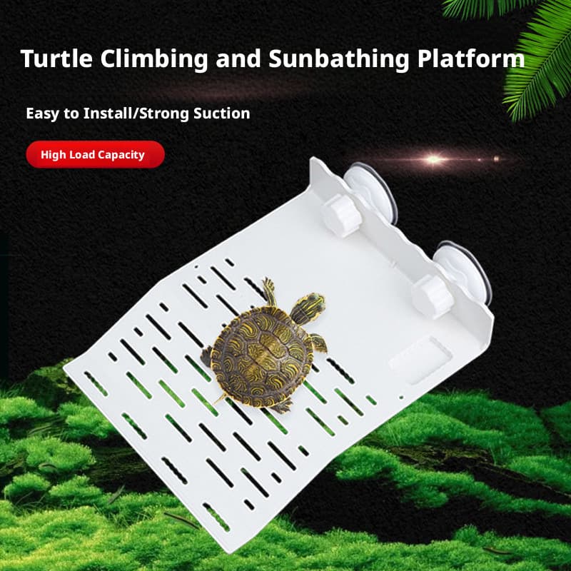 Plataforma de afundamento de tartaruga escalada acrílico aquário plataforma de tartaruga plataforma de ilha flutuante es