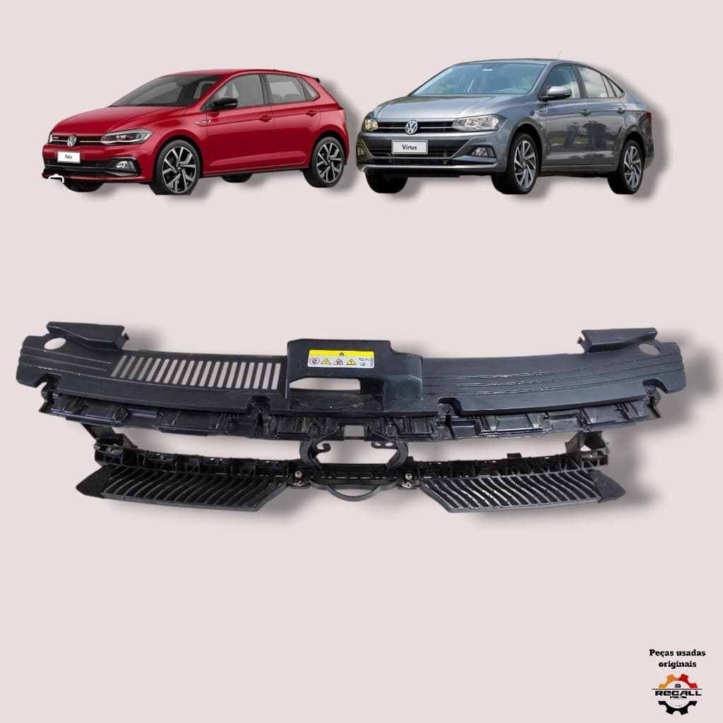 Suporte Grade Frontal Radiador Polo Virtus 2019 2026 Origina