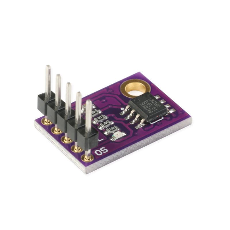 Sensor de temperatura LM75 Módulo de placa de desenvolvimento de Interface I2C de alta velocidade LM75A de alta precisão