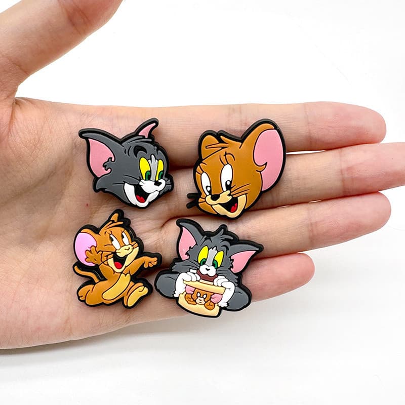 Raquete de tênis amortecedor Animal dos desenhos animados amortecedor acessórios de tênis tira longa amortecedor amortec