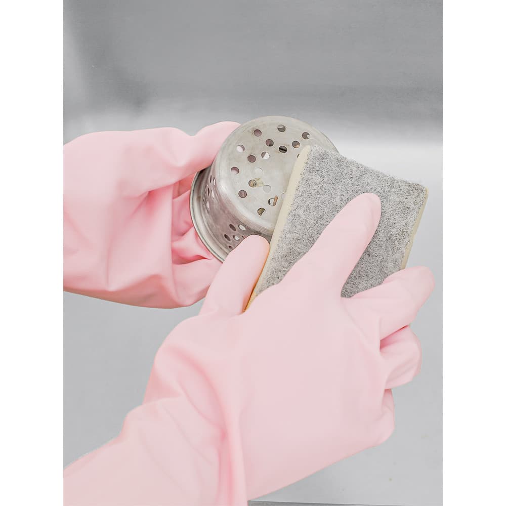 Japão importado do japão cozinha lavar louça trabalho doméstico luvas de limpeza feitas de látex à prova dwaterproof águ
