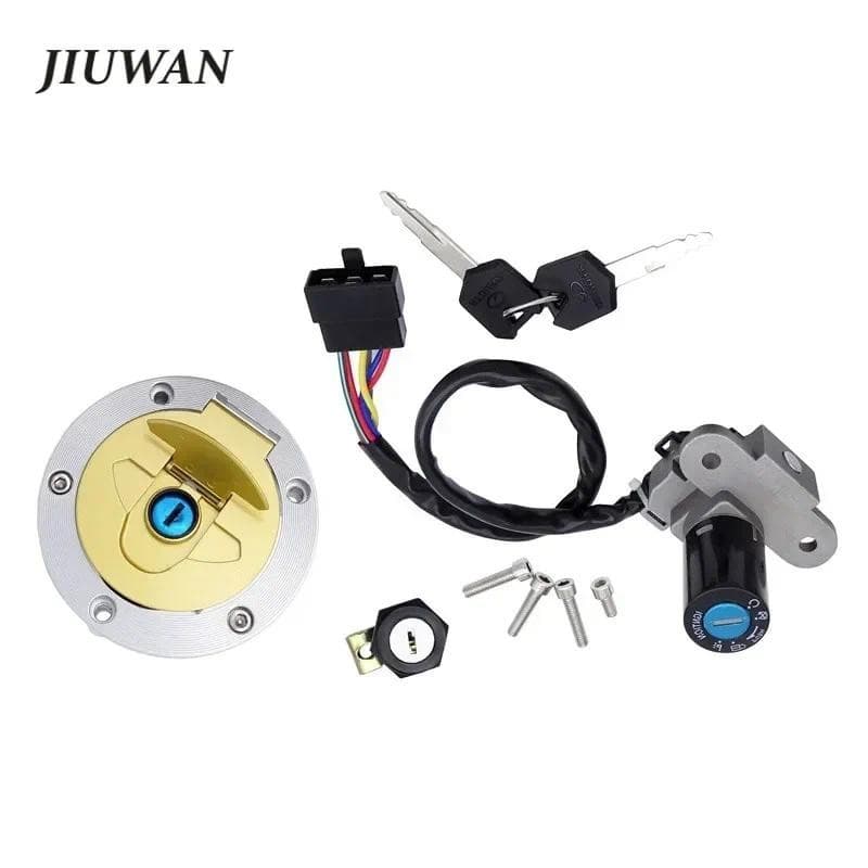Tampa Do Tanque De Combustível Da Motocicleta E 6 Fios Interruptor De Ignição Kit Chave Assento Para Ducati 916 996 998