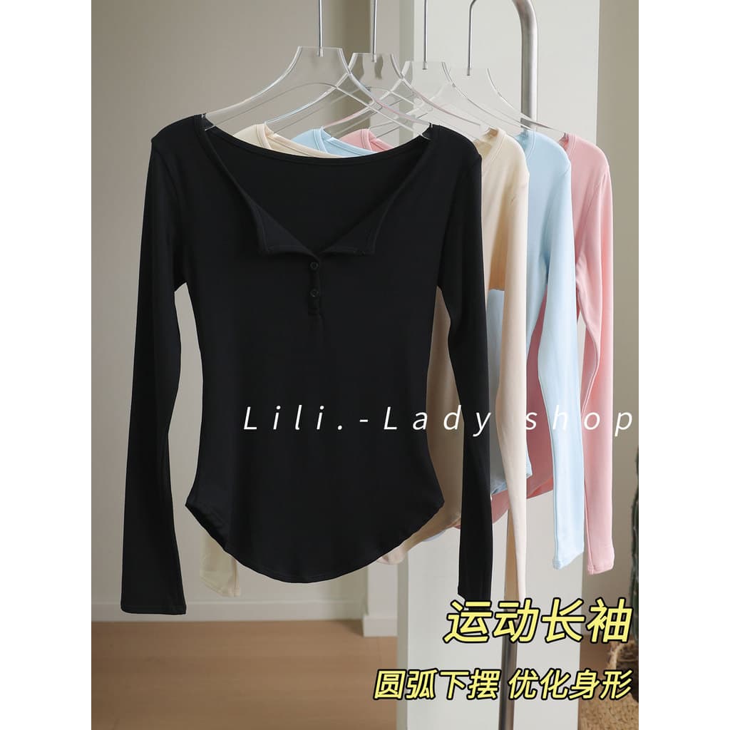 Especial moda roupas de Yoga topo feminino fino-ajuste de manga comprida Pilates roupas de treinamento ginásio de secage