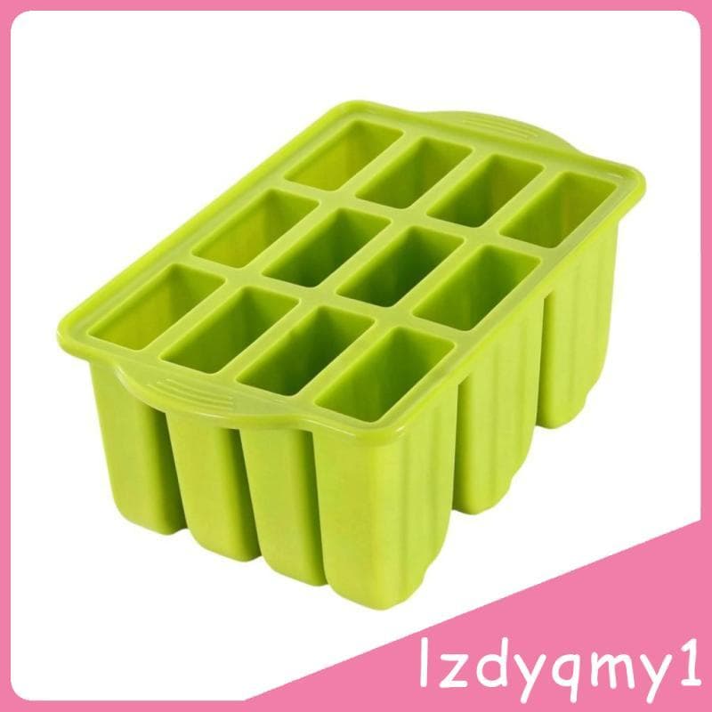 [Lzdyqmy1] Moldes De Sorvete De Silicone De Qualidade Alimentar Com Palitos E Sacos-Sorveteira Caseira De Fácil Liberaçã
