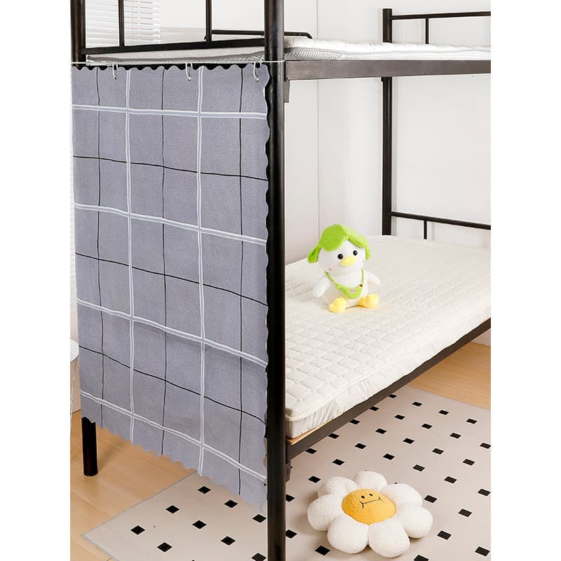Dormitório cama cortina lateral Semi-Blackout pára-brisa estudantes universitários superior inferior beliche cabeceira u