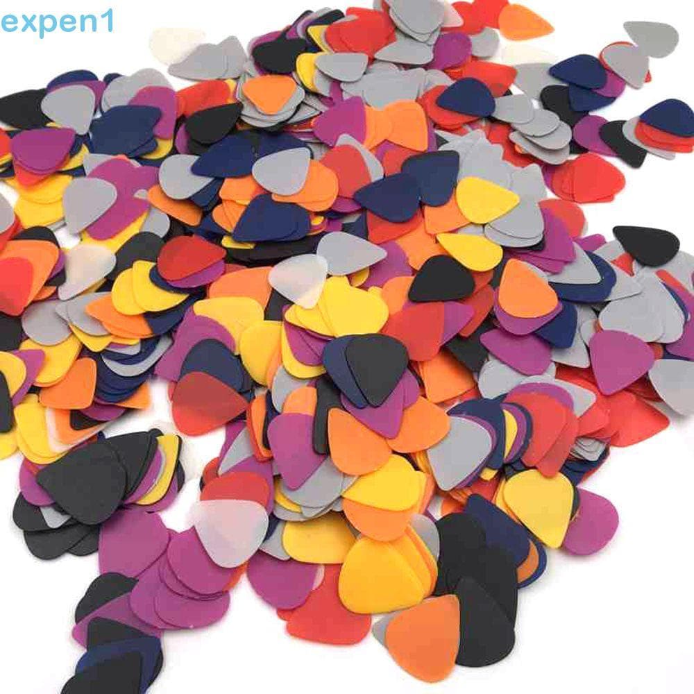 EXPEN 10 Peças Palheta De Guitarra Baixo Palhetas De Celulóide Mediador Acústica Estilhaços De Dedo