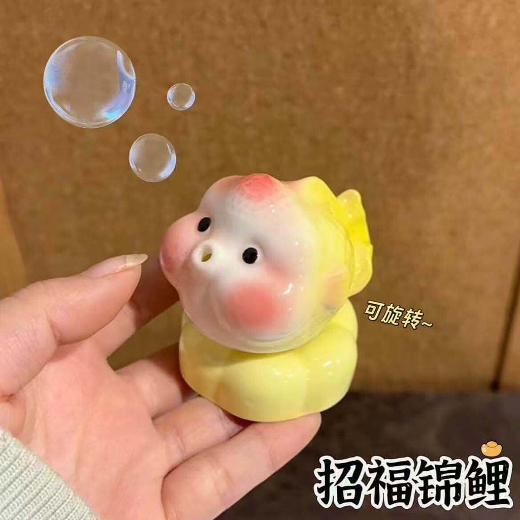 Jingdezhen Cerâmica Zhuanzhuan Bonito Koi Presentes de Aniversário para Meninas Namoradas Decorações de Mesa Pos de Trab