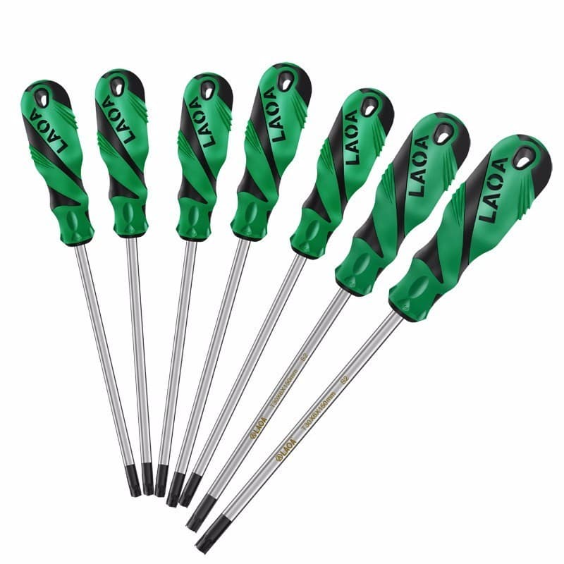 Chave de fenda Torx de furo médio antiga S2 chave de fenda Hexagonal magnética T8T10T15T20T30 medidor chave de fenda