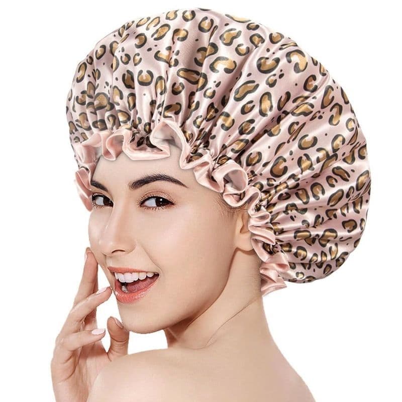Pronto estoque Novo estilo Extra grande de alto valor à prova d'água touca de banho elástica de renda touca de banho Pre