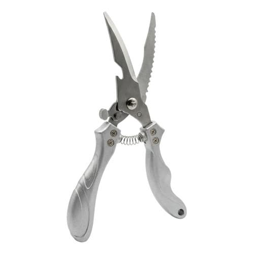 Tesoura De Desossa Cozinha Profissional Corta Osso Inox Prateado