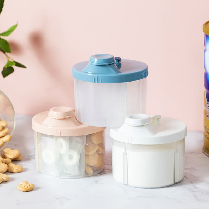 Caixa de fórmula para bebês, caixa de fórmula portátil para viagens, caixa de armazenamento de comida para bebês de gran