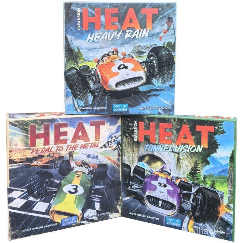 Versão em inglês de HEAT Pedal to the Metal, um emocionante jogo de estratégia de corrida---7.21