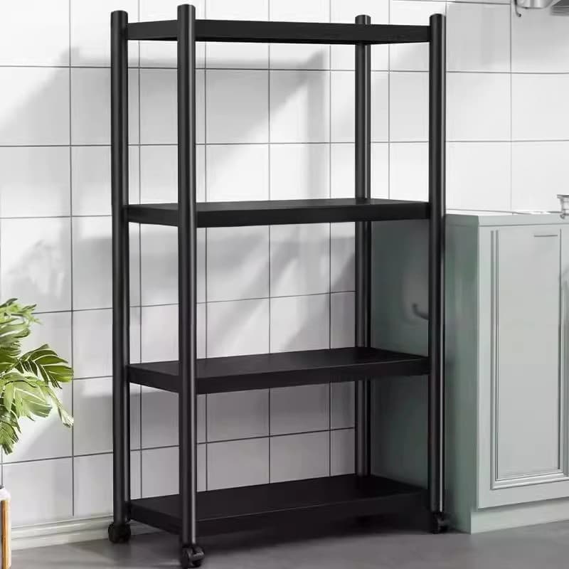 Rack de cozinha de chão multicamadas, rack de armazenamento para forno de micro-ondas, potes multifuncionais, prateleira