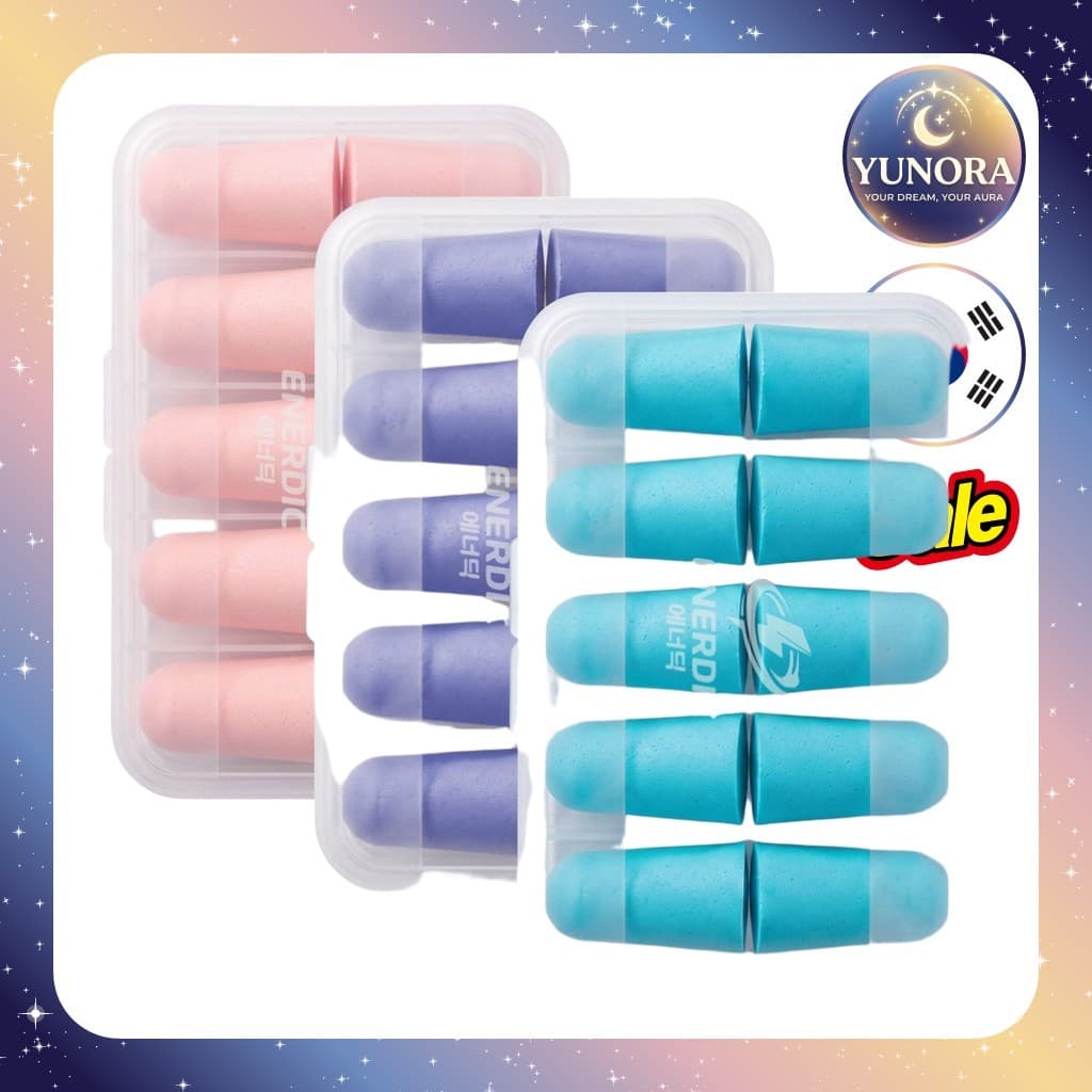 [enerdic] Tampões De Ouvido Para Dormir Com Redução De Ruído Goodnight , Pacote 3/Coreanos