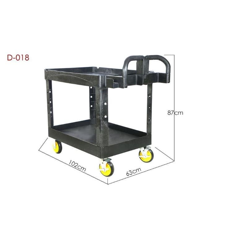 Chaobao D-018 D-017 Carrinho de plataforma multiuso Carrinho de serviço Carrinho de gramado de pano Carrinho de limpeza