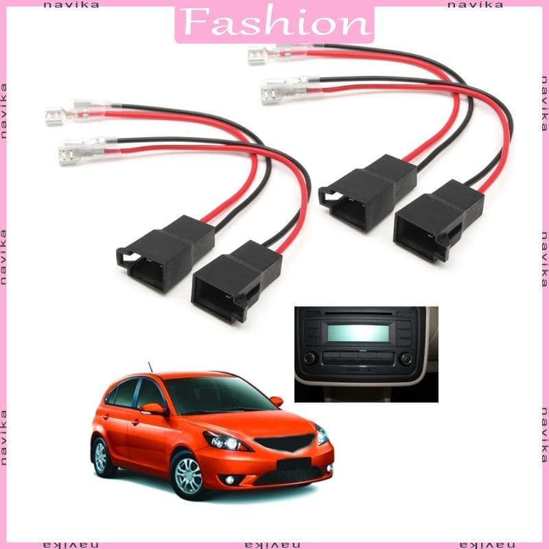 Chicote Fiação Do Alto-Falante Dianteiro Carro Para Conector Adaptador Substituição