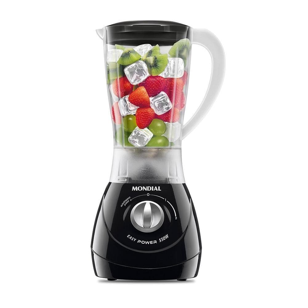 Liquidificador Mondial Easy Power 550W L-550-B –110V ou 220V